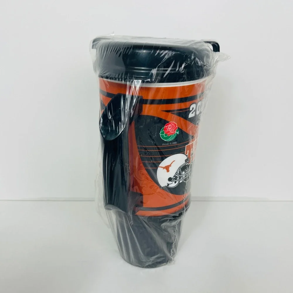 Texas Longhorns Travel Mug OS 2005 National Champions Orange NCAA Whirley NEW